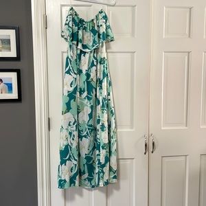 Tube top floaty beautiful dress